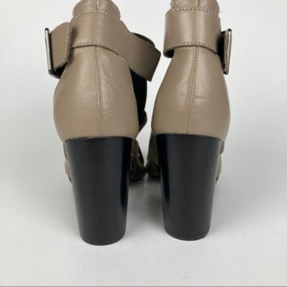 Kelsi Dagger Brooklyn Belle Chunky Heeled Open Toe Sandals Women's Size 7 - Picture 4 of 10